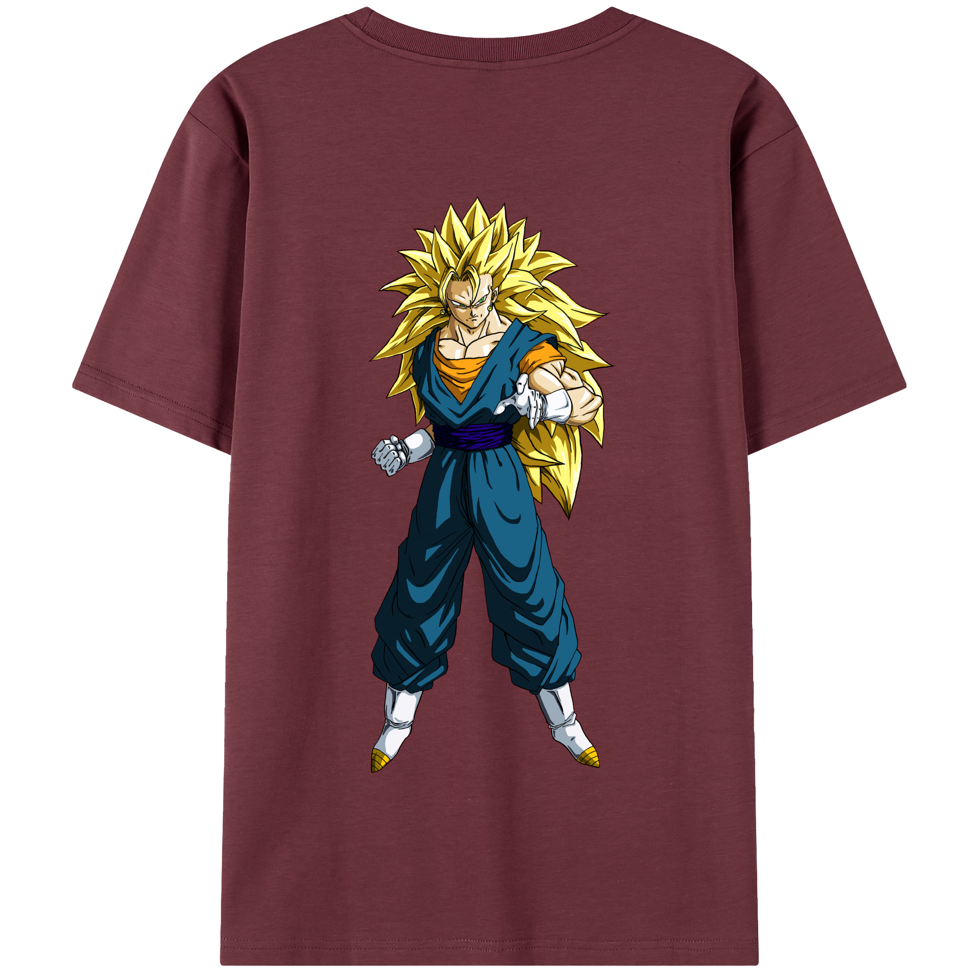 （画像用） ドラゴンボール ベジット DRAGON BALL Vegetto 綿100％半袖Tシャツ（背面プリント）